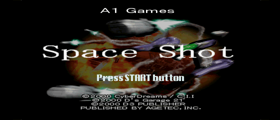 Space Shot Title Screen